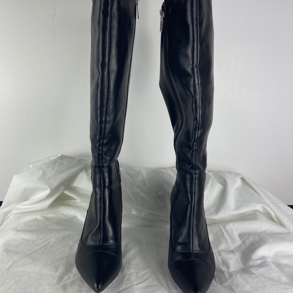 Calvin Klein Black Leather Raveah Boots
